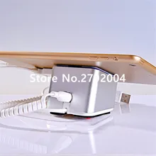10 pcs/lot Retail store anti theft security tablet display stand with charging and alarm