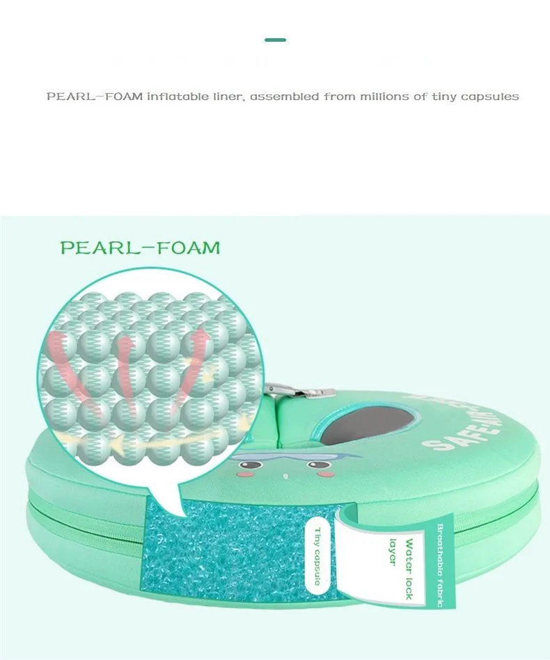 Flutuador para Acessórios do Bebê Segurança Sólida Não-inflável Bebê Nadar Flutuante Pescoço Anel Natação Piscina Brinquedos Treinador 3 anel natação flutuador para acessórios do bebê
