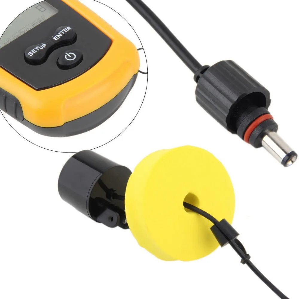 100 M المحمولة LCD شاشة إنذار سونار الاستشعار صياد السمك Fishfinder 100 M المحمولة LCD شاشة إنذار سونار الاستشعار صياد السمك Fishfinder