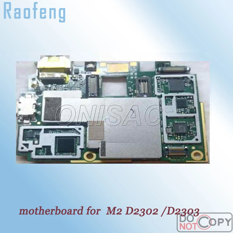 

Raofeng High quality motherboard For Sony m2 d2302 d2303 Unlocked Mainboard test one by one well worked before ship