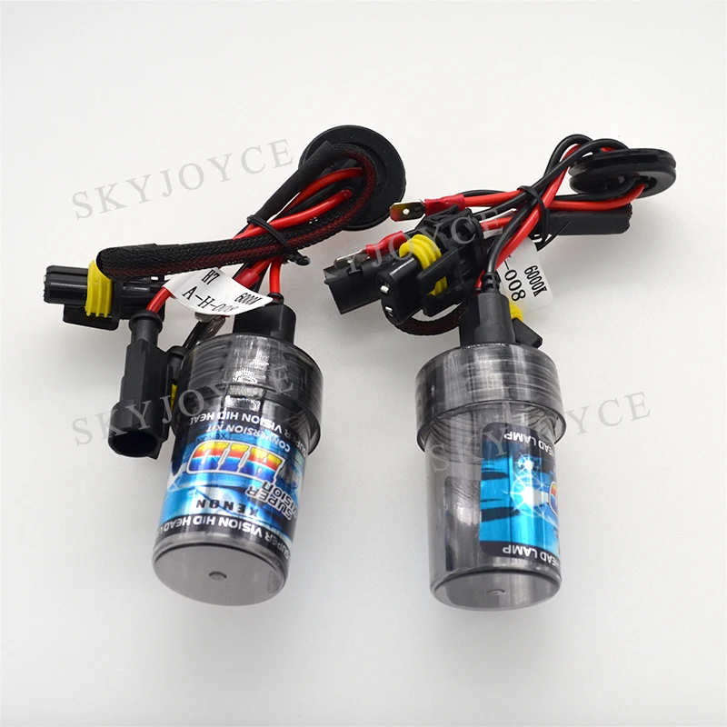 SKYJOYCE Premium 35W 55W Xenon HID Bulb 4300K 5000K 8000K 10000K 6000K 55W Xenon H1 H3 H11 HB3 HB4 9012 H7 Car Headlight Bulb  (31)