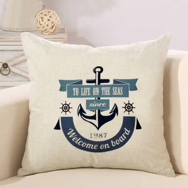 anchor steering wheel compass cushion cover (8)