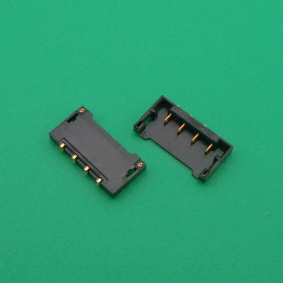 

2-100pcs New Inner FPC Connector socket Battery Holder Clip Contact replacement on motherboard for Iphone 4S iphone4S