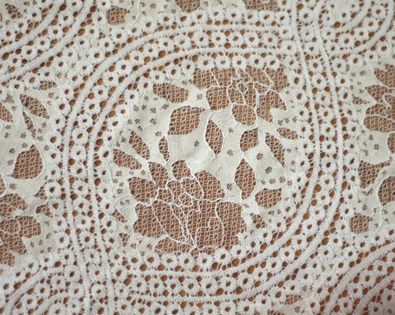 GLace 3M/Lot 100% Polyester Thick Lace Fabric DIY Clothing Accessories  Fabric for Dress Wedding Lace TX 603