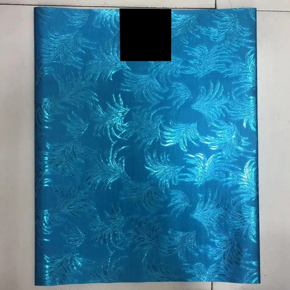 

For sale African Gele Fabric,nigerian Sego headtie gele & IPEL in Blue for African women 2pcs lot