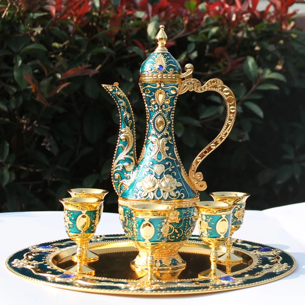 Набор Винный из цинкового сплава с цветочным узором 12 дюймов|wine set|set wineset fashion |