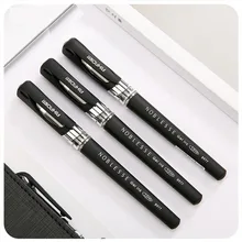 3 pçs/lote Caneta Gel 1.0 milímetros Caneta Assinatura Caneta Caneta Escritório de Negócios de Grande Capacidade de Espessura Para Escrever de Escritório Material Escolar Bonito Dos Artigos de Papelaria