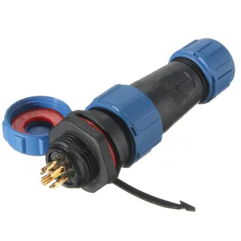 

1 PC SP13 IP68 Circular Plug Socket Connectors Rated Multi-Choice 2/3/4/5/6/7/9 Pin Plug