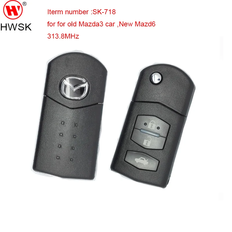 Buy 313.8 MHz remote key for old Mazda3 car and New