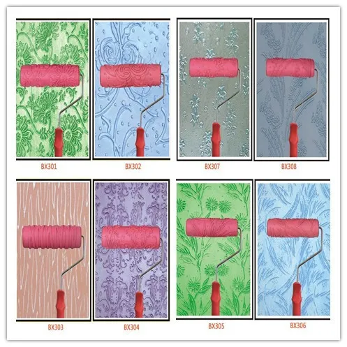 1 PCS DIY pola bunga lukisan rol untuk hiasan dinding 1 PCS DIY pola bunga lukisan rol untuk hiasan dinding