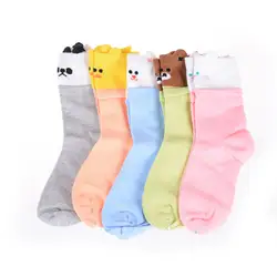 5 пара хлопок детские носки детские дышащие носки для мальчиков и девочек Детские 1-12 лет