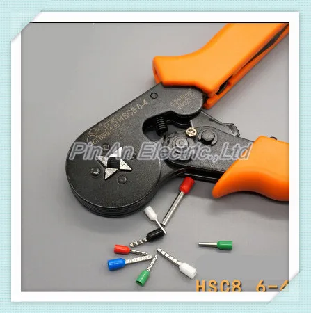 

Superior quality HSC8 6-4 MINI-TYPE SELF-ADJUSTABLE CRIMPING PLIER 0.25-6mm2 AWG 23-10 terminals crimping tool multi tool pliers