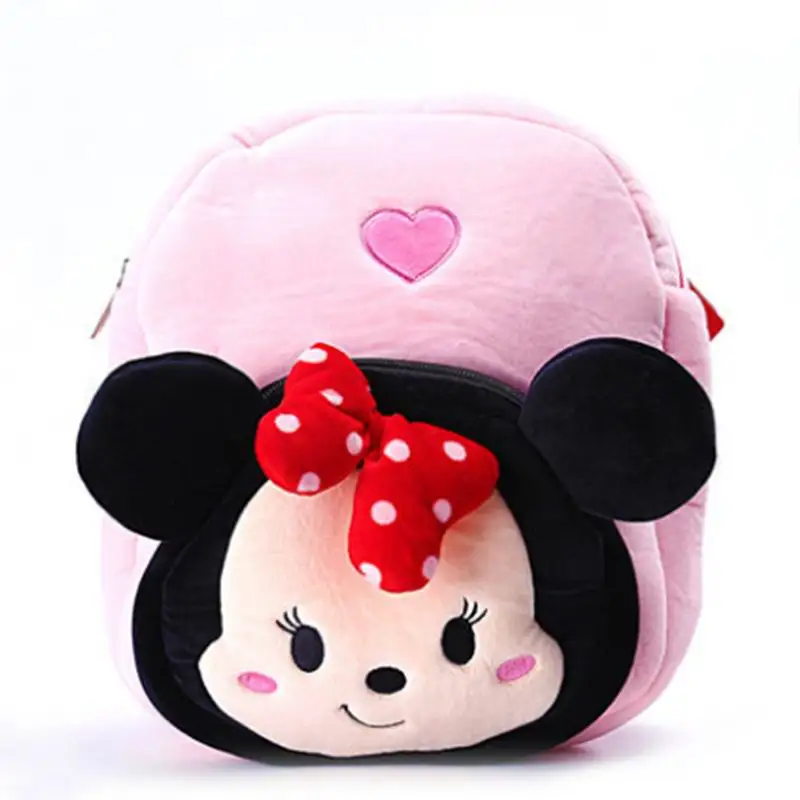 30 см Disney черные чехлы для мобильных телефонов с Микки и Минни плюшевые рюкзаки