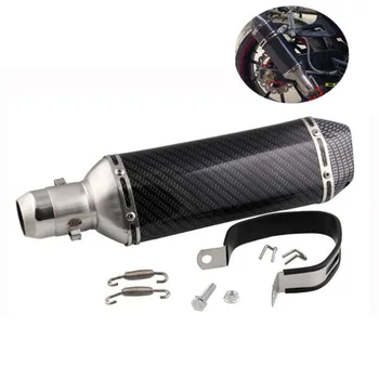 

Universal Motorcycle Exhaust Muffler Pipe with DB Killer Slip On Exhaust 38~51mm For CB400 600 CBR600 1000 YZF R1 R6 GSXR