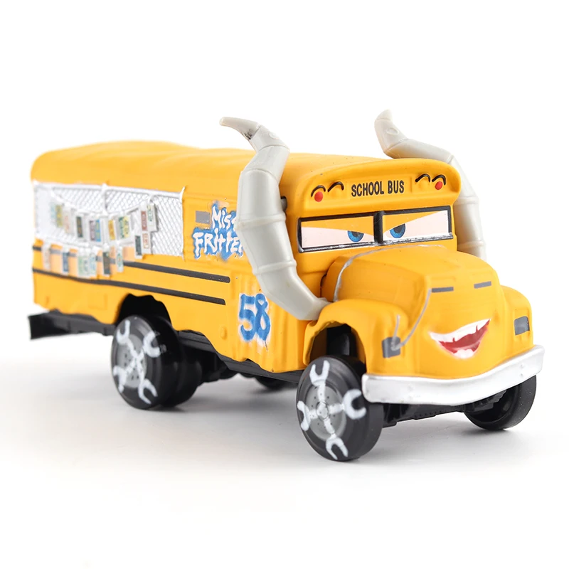 Disney Pixar Cars 3 2 Miss Fritter бульдозер комбайн трактор металл литье под давлением игрушка