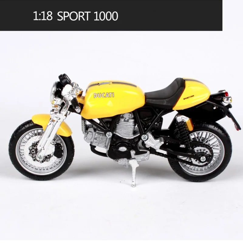 Maisto 1:18 масштаб сплав модель мотоцикла игрушка Моделирование мотоцикл спортивный мотор модели гоночных автомобилей детские игрушки для мальчиков - Цвет: Sport 1000