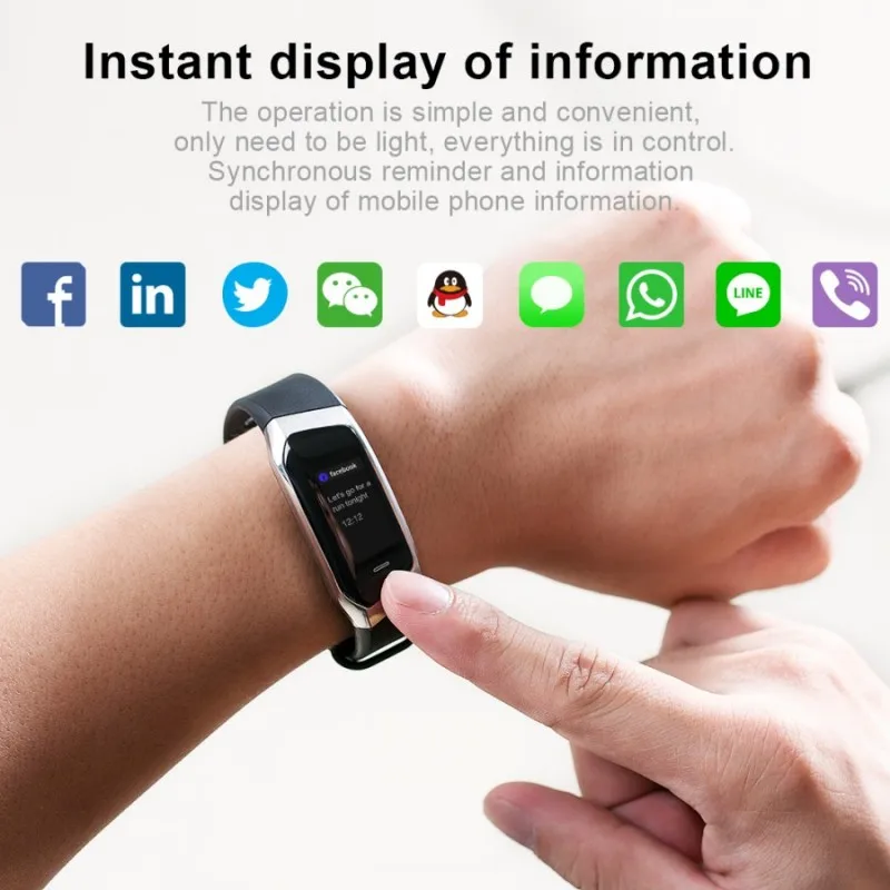 Volemer E18 Smart Band Color Touch Screen Blood Pressure Oxygen Fitness Tracker smart Wristband Heart Rate Monitor Bracelet Volemer E18 Smart Band Color Touch Screen Blood Pressure Oxygen Fitness Tracker smart Wristband Heart Rate Monitor Bracelet