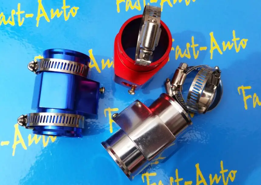 

38mm 38 mm radiator hose water temperature sensor joint pipe adapter adaptor gauge with npt1/8 port flare tee