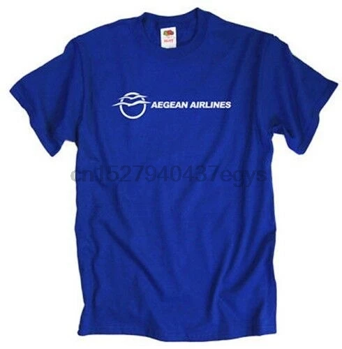 

Aegean Airlines Greek Retro Logo Airline T-Shirt