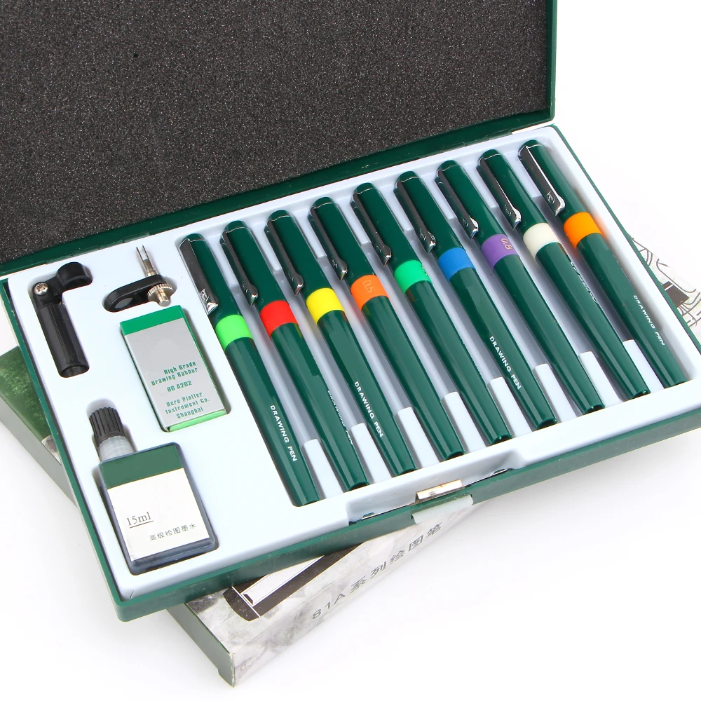 Rechargeable ink needle drawing pen Technical pen 0.2mm 0.3mm 0.4mm 0