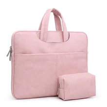 Мягкий портфель сумка для ноутбука из искусственной кожи 15,6 водонепроницаемый чехол для ноутбука Macbook Air Pro retina 13 чехол Аксессуары