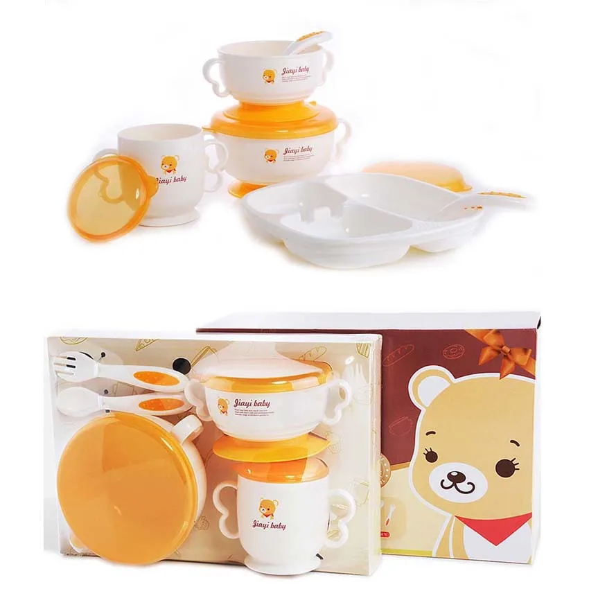 Baby Bowl Set Feeding Cup Bears Baby Bowl Suction Plate Bpa Free Baby Bowls with Spoon Lid Kids Dinnerware Set Baby Bowl Set Feeding Cup Bears Baby Bowl Suction Plate Bpa Free Baby Bowls with Spoon Lid Kids Dinnerware Set
