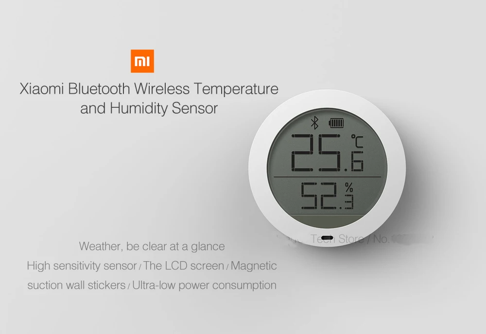 Xiaomi Mijia Bluetooth гигротермограф Высокочувствительный ЖК-экран гигрометр термометр датчик использования с Mijia App