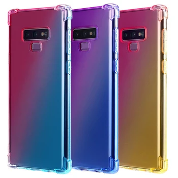 

500pcs Gradient Air Cushion Soft TPU Case For Samsung Galaxy 20 Plus S10 E S9 Note 10 9 A01 A11 A21 A31 A41 A51 A61 A71 Cover