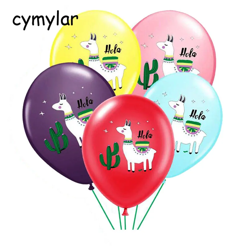 

12 inch 10pcs/lot Alpaca Llama Latex Balloon Birthday Balloon Birthday Party Decorations Toys For Kids Globos