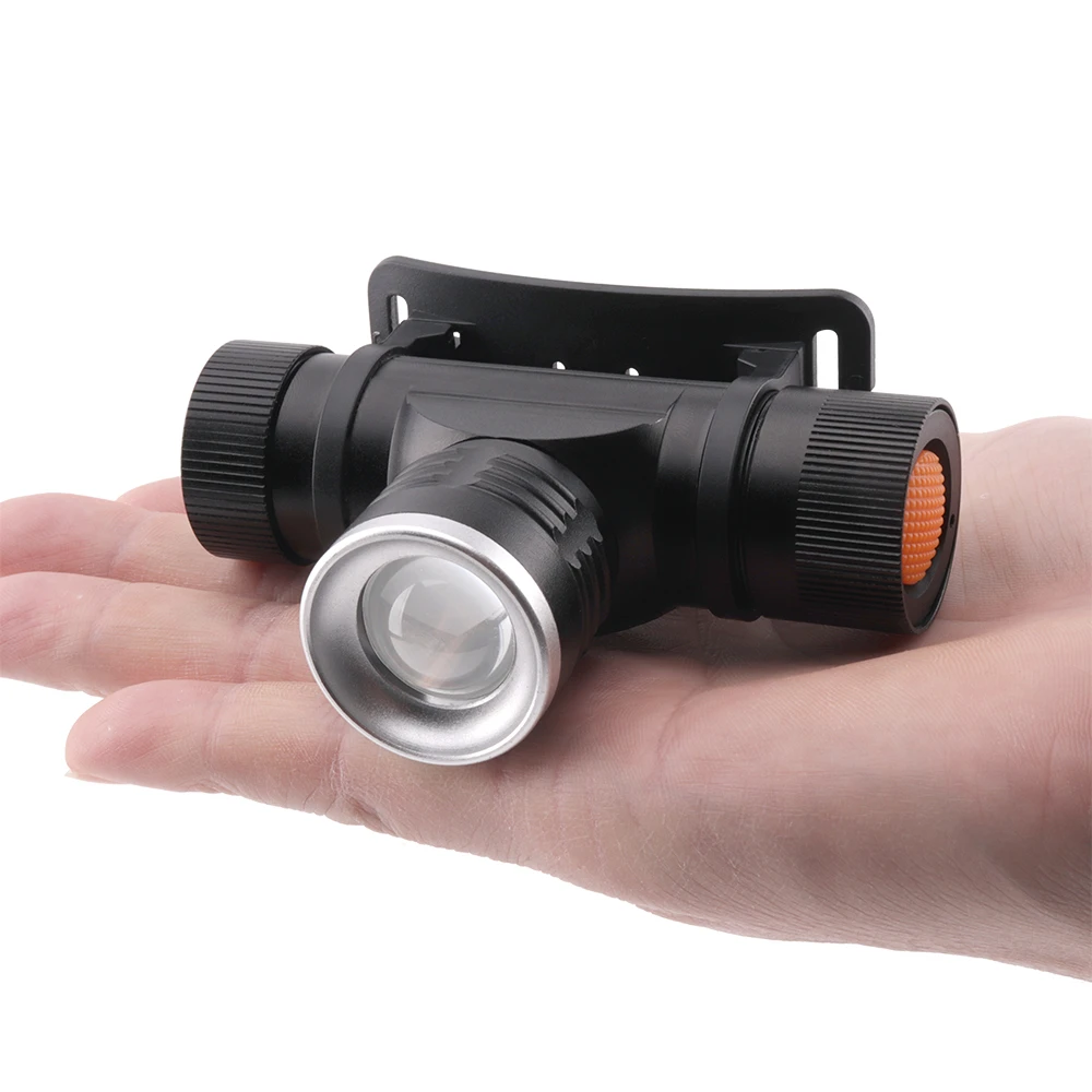 Налобный фонарь BORUiT T6 светодиодный 18650 лм 3 режима|led headlamp|head torchzoom headlight |