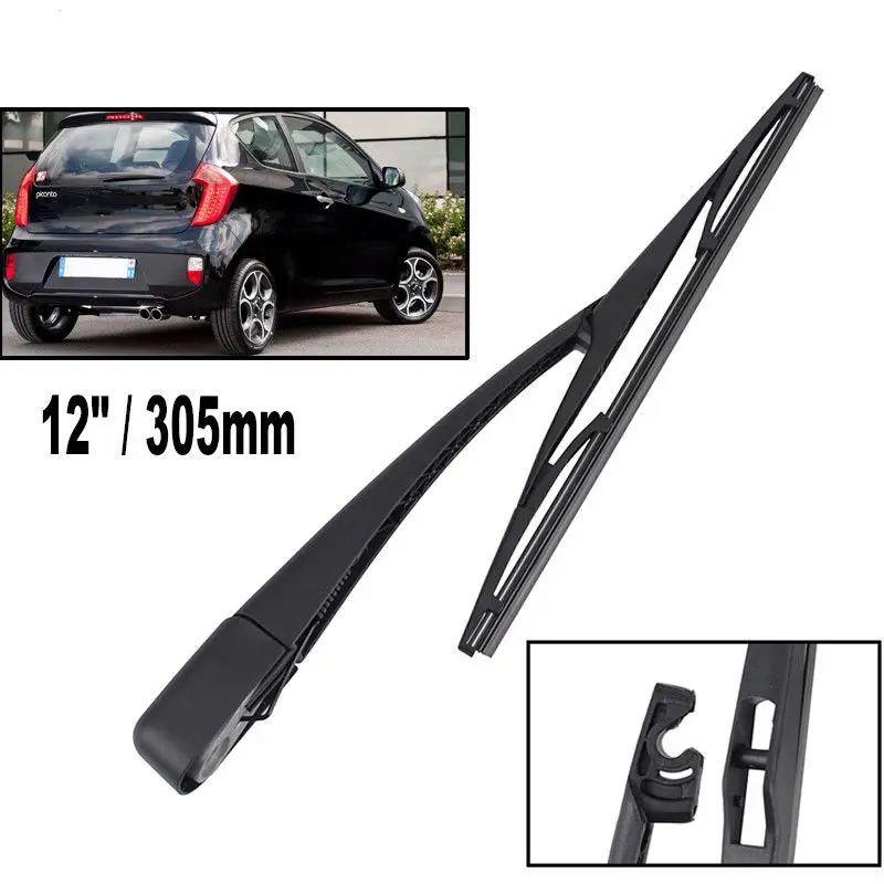 

OGE Rear Wiper Arm And Blade For Kia Picanto 2004-2017 High Quality Windshield Windscreen Natural Rubber Car Auto Accessories