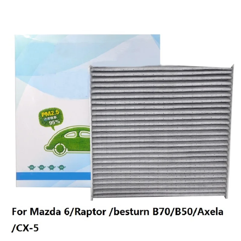 1pc Car Double effect activated carbon air conditioner filter for Mazda