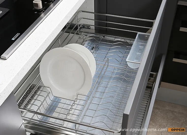 Custom North American Project Modern Lacquer Small Kitchen Designs