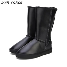 MBR FORCE/; женская обувь; зимние ботинки из натуральной воловьей кожи; водонепроницаемые; 6 цветов; модные повседневные женские зимние ботинки; американские размеры 3-13