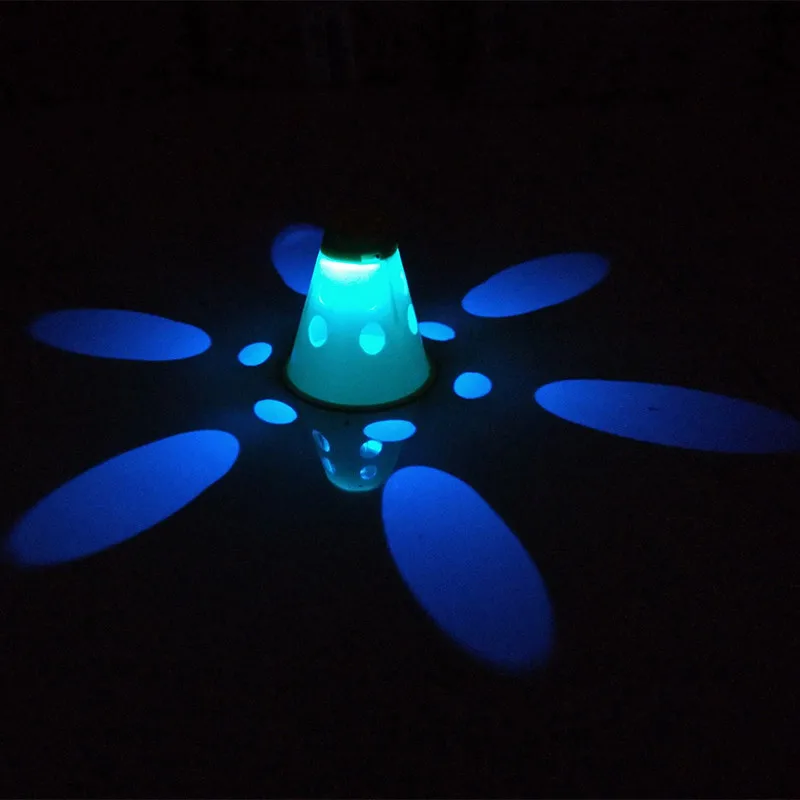 

10 PCS Luminous Hole Anti-Wind Slalom Cones Marker Roller Skating Marking Cups Windproof Skate Pile Cup Roller Skating Toast