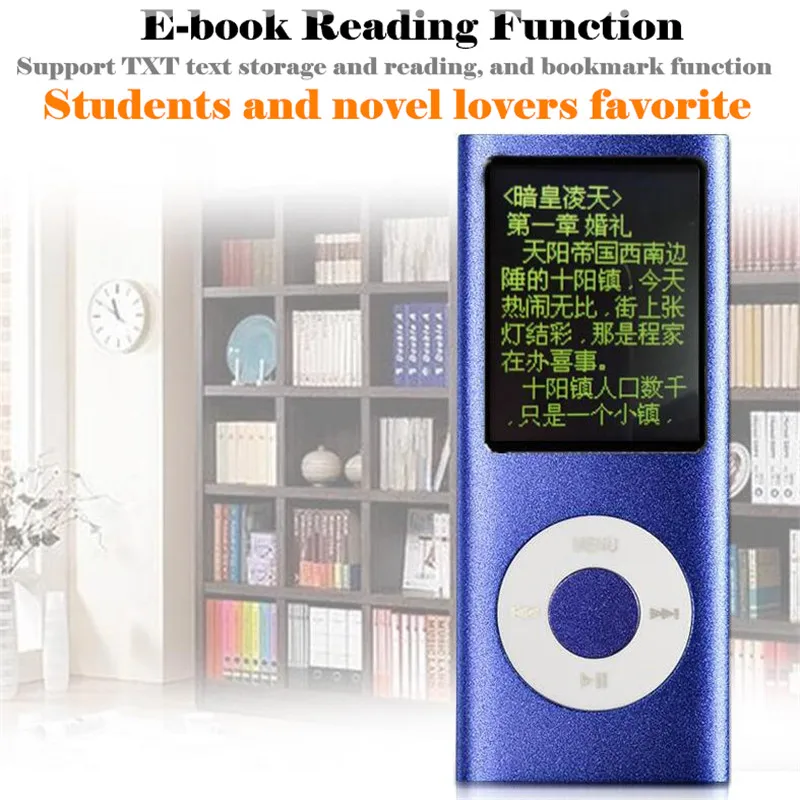Высококачественный ЖК-дисплей 1,8 дюйма 8 Гб(Виртуальная 32 ГБ) спортивный MP3-плеер воспроизведение музыки 4-го поколения с fm-радио электронная книга HD видео MP4 плеер