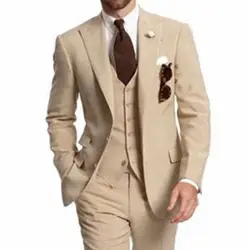 Бизнес вечерние best Для мужчин костюмы достигли саммит пользовательские нагрудные свадебный смокинг для жениха 2018 3 предмета куртка брюки