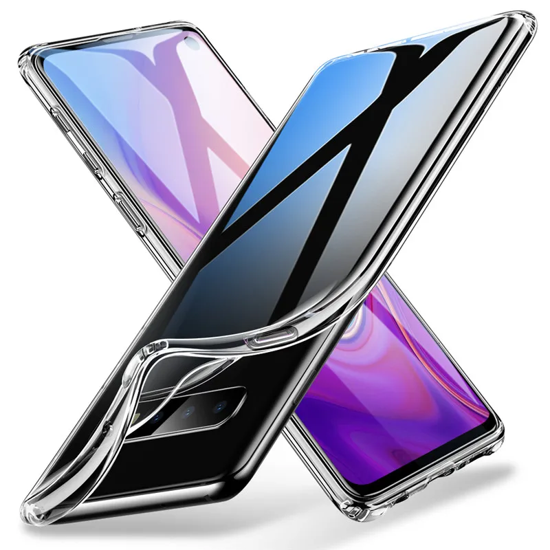 Модный Роскошный мягкий чехол из ТПУ для Samsung Galaxy S8 S9 S10 Plus lite Ультратонкий