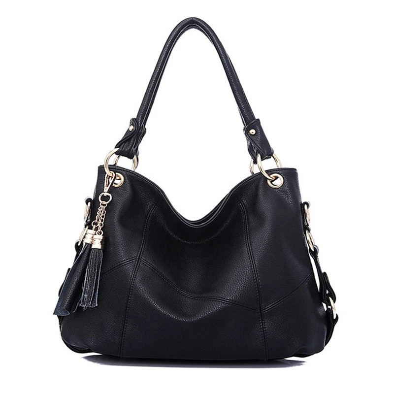 

Women Top-Handle Bag Shoulder Bag Satchel Handbags Tote Bags Purse(Black)