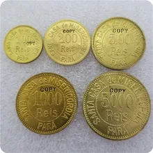 Misericordia Leper Colony Бразилия 1920 редкий полный набор имитация монеты памятные монеты-копии монет медаль коллекционные монеты