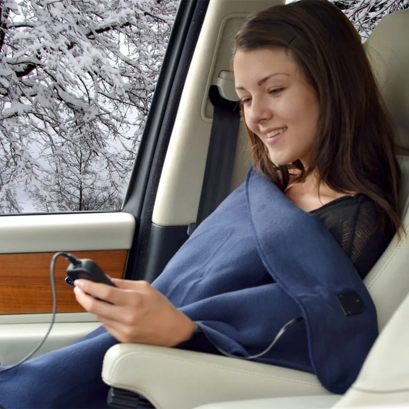 

Winter Fleece Car Thermostat Heating Blanket Constant Temperature Heating Blanket Fleece Heating Automatically Car Accessories