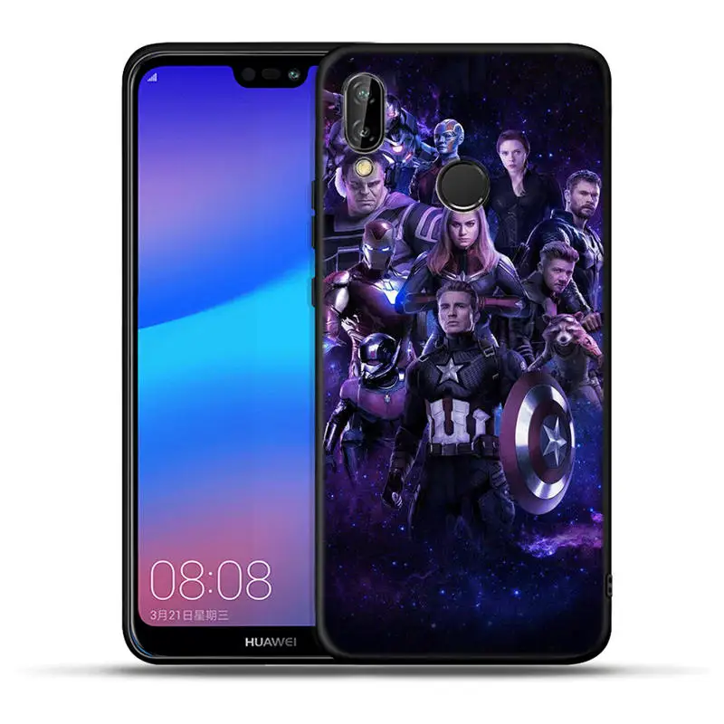 Чехол для huawei mate 20 10 P30 P20 P10 P9 P8 Lite Pro P Smart чехол Черная пантера Marvel Deadpool Thanos - Цвет: H1213