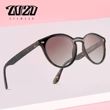 20/20 Марка Классические Круглые Поляризованные Солнцезащитные Очки Мужчины За рулем TR90 Рамка Солнцезащитные Очки Мужские Очки UV400 Gafas TR167