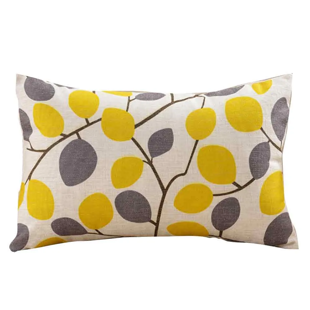 С геометрическим узором Чехлы для подушек желтая и серая Алмазная подушка с узором "волна" чехол для домашнего стула дивана украшение квадратный чехол для подушки s#20