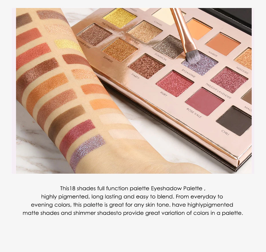 Тени для глаз focallure shade palette'sweet as honey Glitter Shimmer matte Eye shadow Профессиональный Макияж Палитра теней