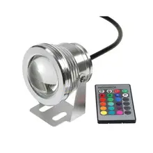 10 Вт DC 12 В подводный RGB Водонепроницаемый светодиодный светильник для бассейна с контрольным точечным светильник