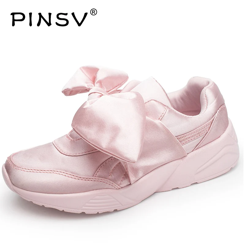 sneakers with bows on front