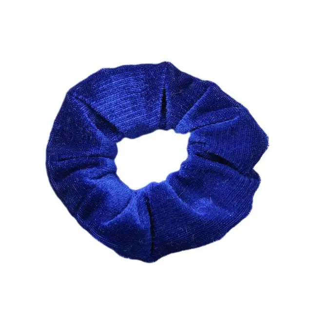 1X Terciopelo scrunchies Cola de Caballo soporte de accesorios para el Cabello Banda Elástica Para Cabello Lote Pop