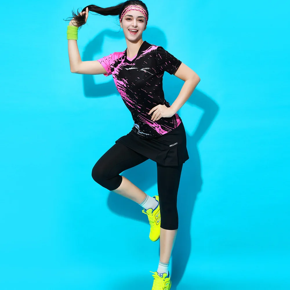 Tennis skirt & pants set tennis Skorts women badminton shorts quick-drying sports skirt female gym leggings fitness Running wear sports shorts sports skirt
