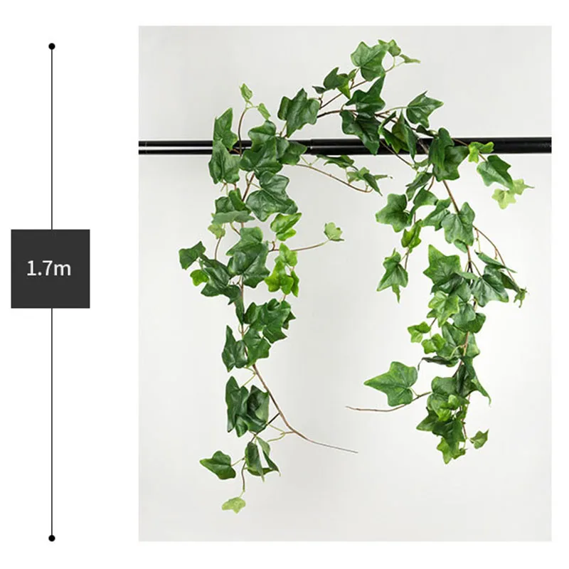 Искусственная ива лоза бегония листья моделирование завод зеленый плющ, ротанг Гирлянда Свадебный сад дом отель декоративные цветы